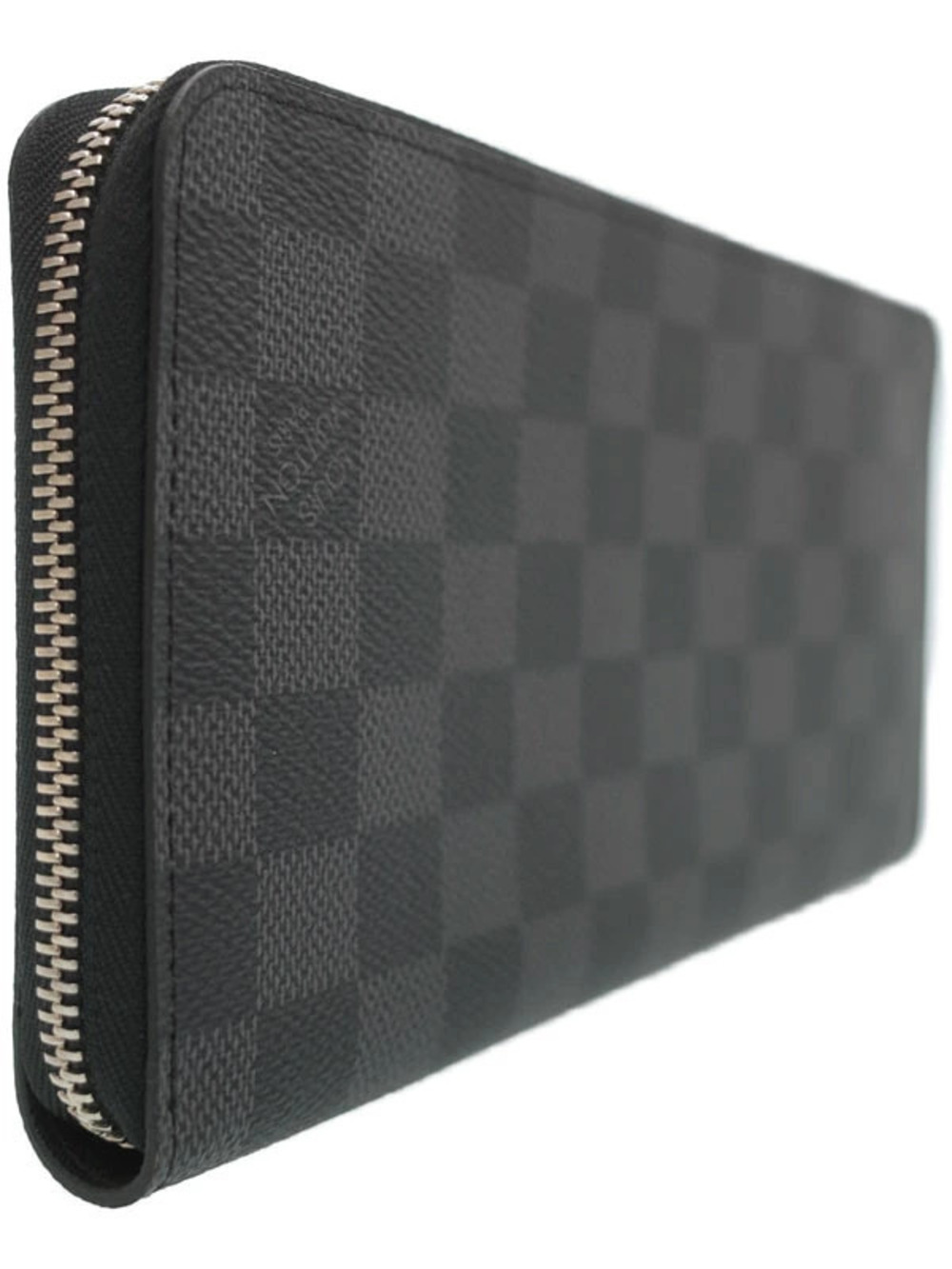 Louis Vuitton Zippy Black Organizer Graphite Case Travel Damier Black